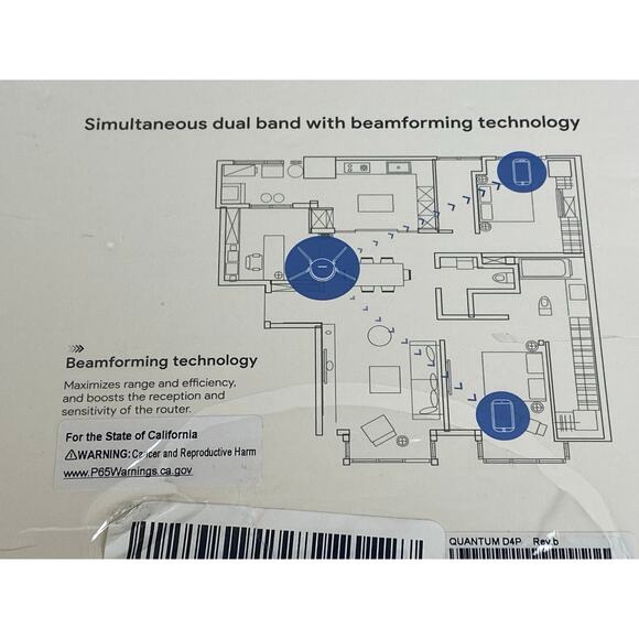 Wavlink AC1200 Quantum D4P Dual Band Gigabit Wi-Fi Router - Picture 5 of 10
